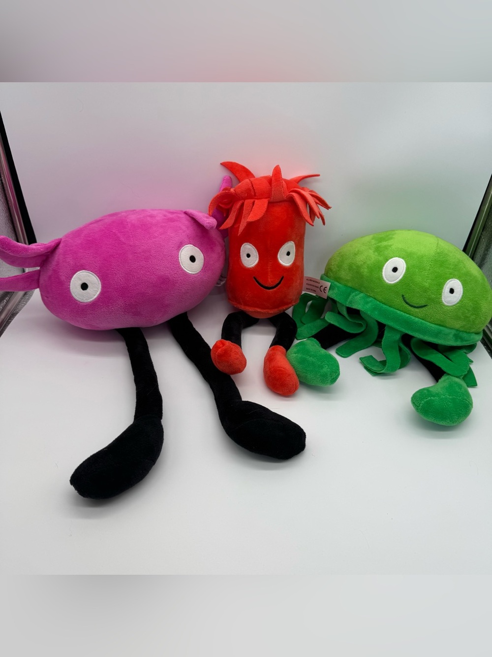 Natural Habitat Shorts Plush Lot Jellyfish Squid Sea Anemone Set TikTok Merch